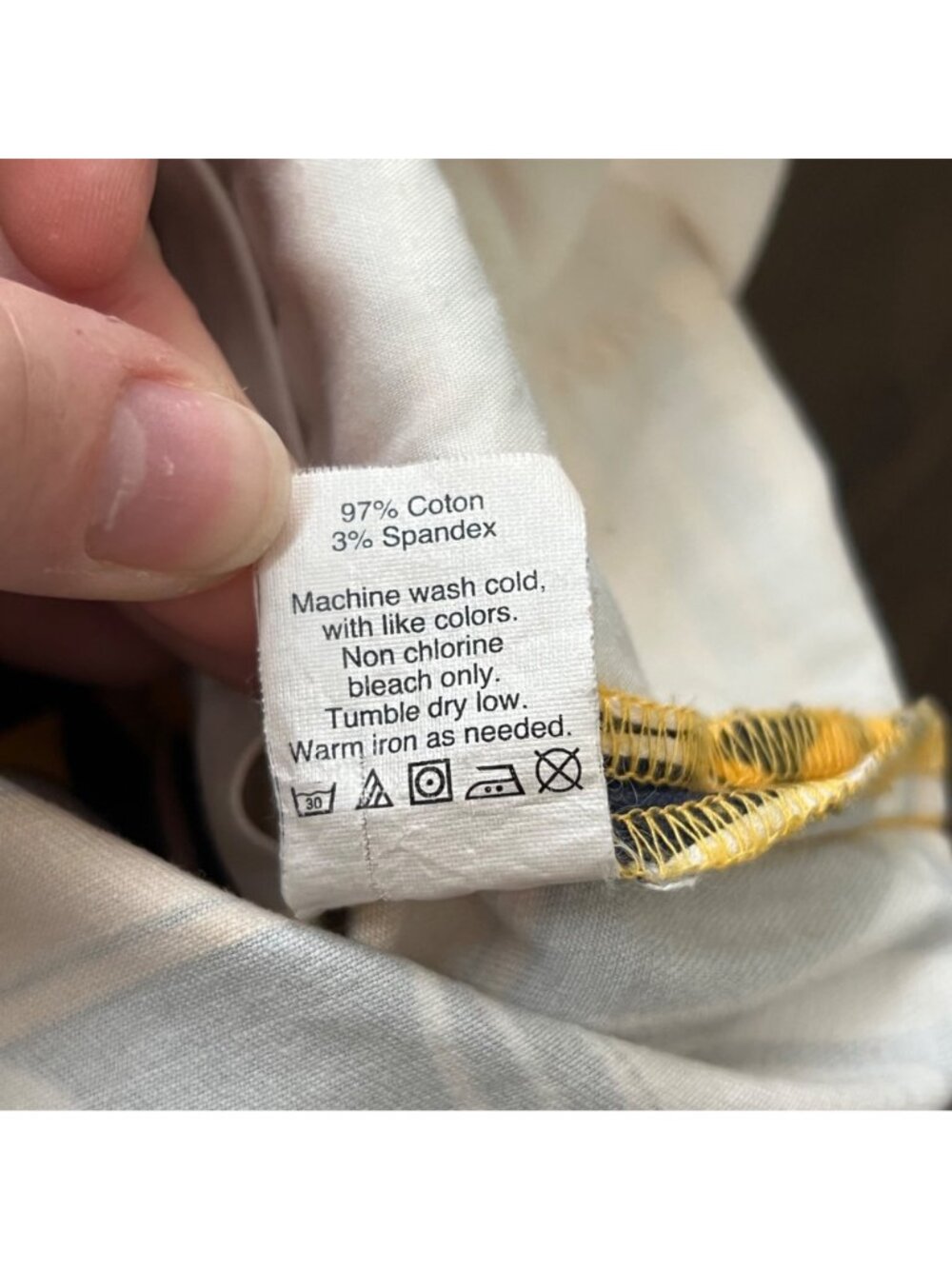 J.Crew Stretch City Fit Yellow Tile Palm Print Chino Shorts Holiday 2013 Size 4 - Picture 8 of 8